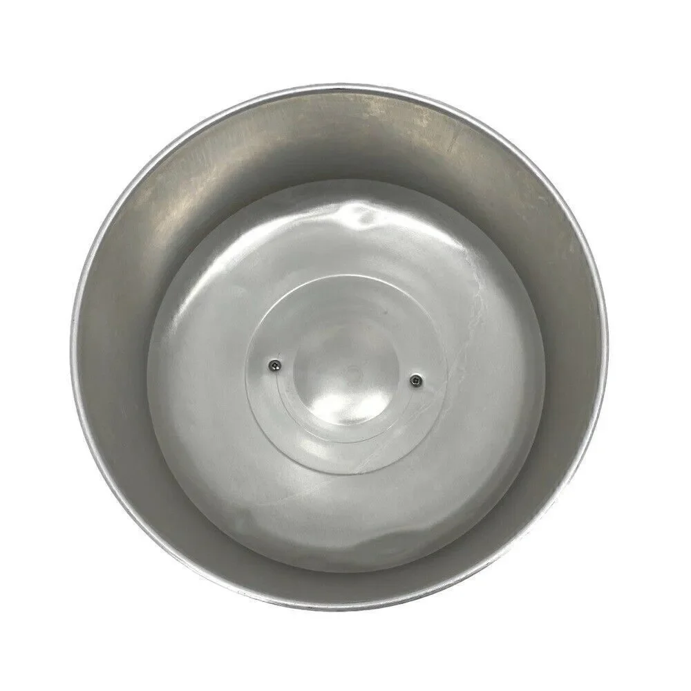 Vintage Retro 1950’s 1960’s Aluminum 10” Round Cake Pie Carrier Platter 4.5x10